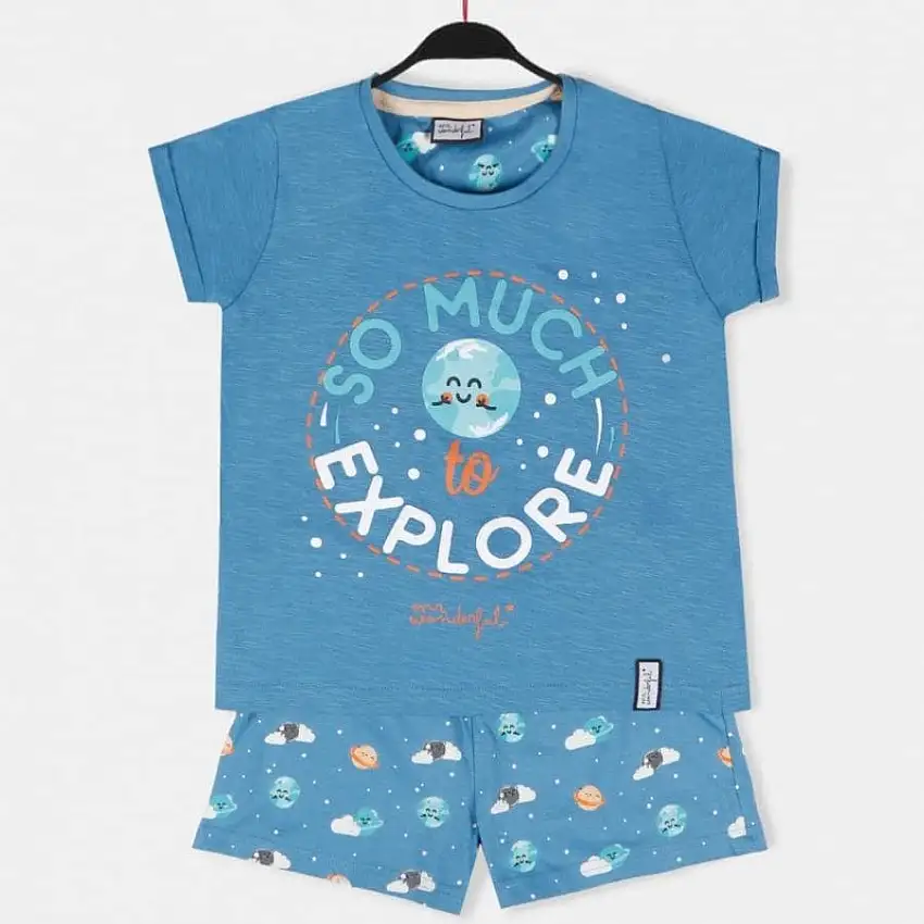 pijama niña verano, "so much to explore", mr. wonderful.