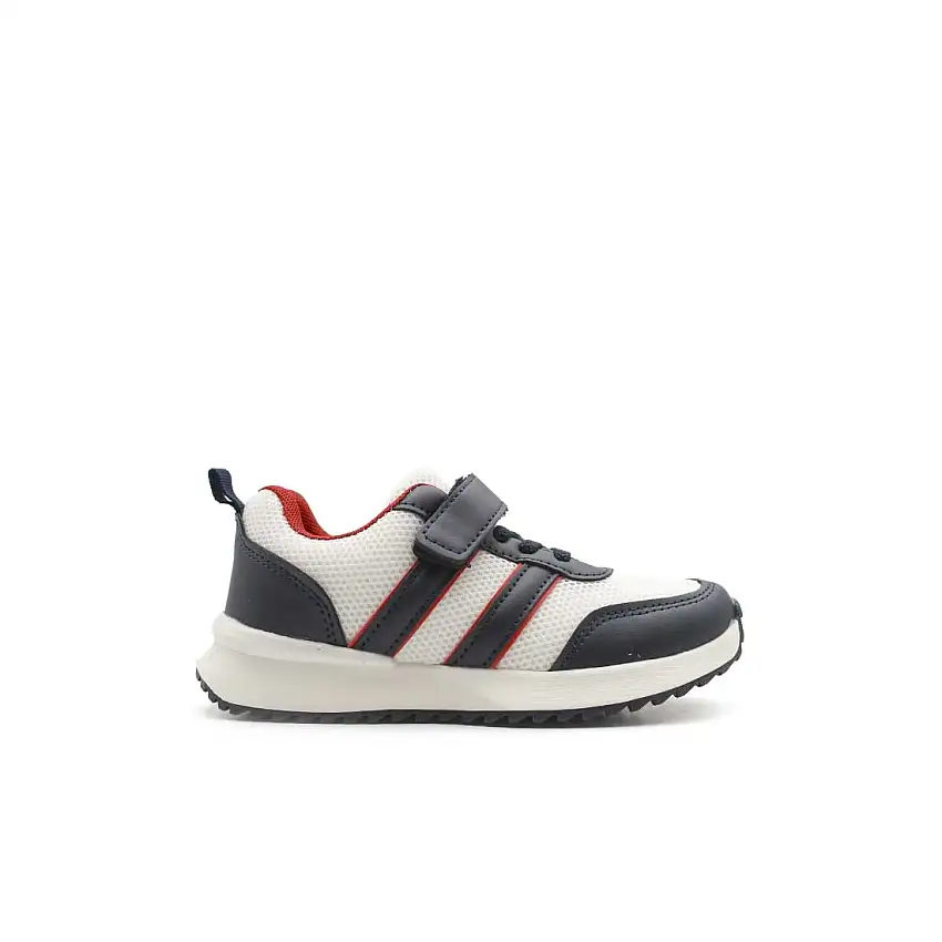 Playeras marino y blanco con velcro