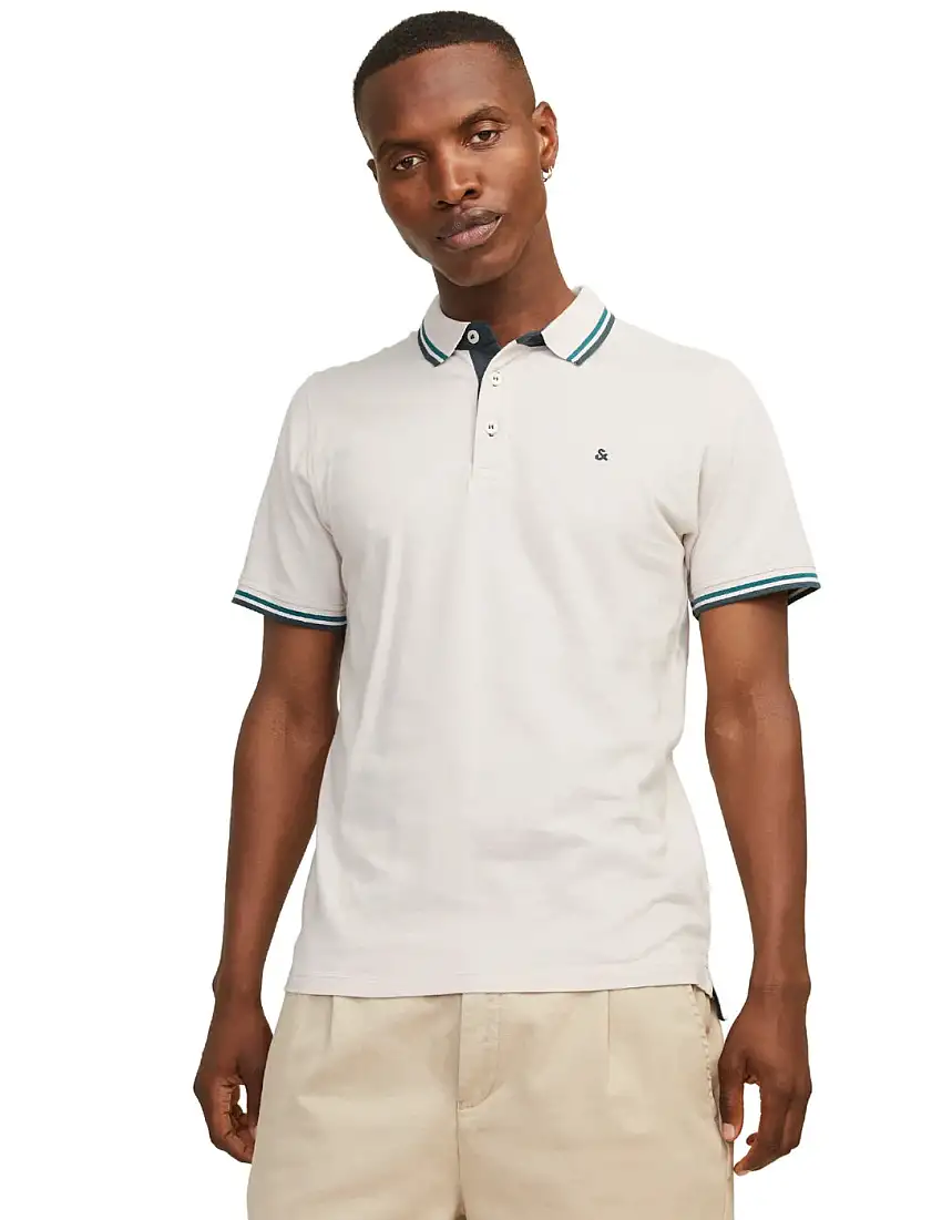 Polo Jack&Jones Paulos Ribete Moonbeam