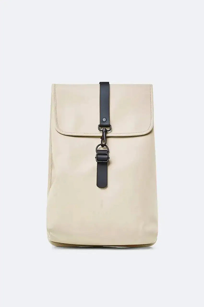 Rolltop Rucksack Beige