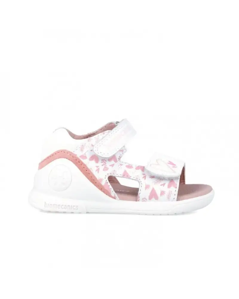 SANDALIA CORAZONES SAUVAGE BLANCO