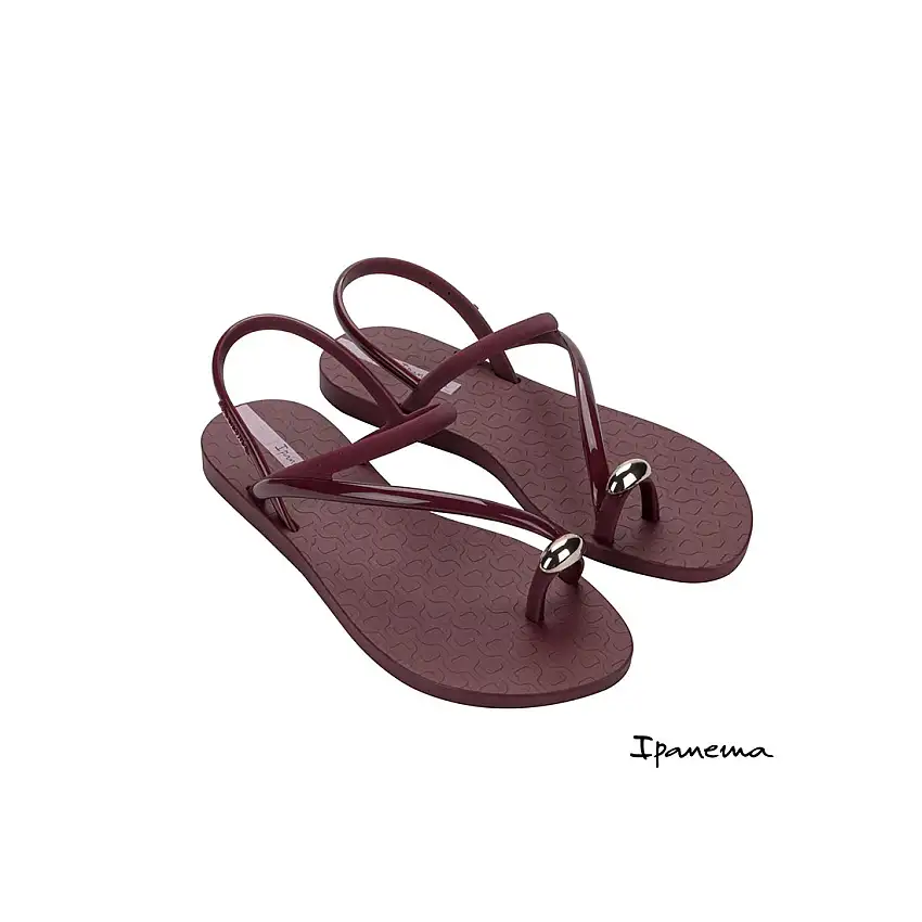 Sandalia Glam Ring burdeos Ipanema