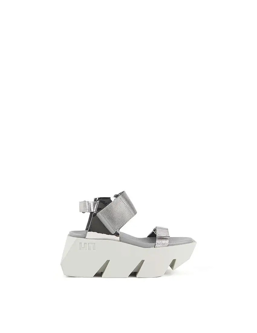 Sandalia mujer United Nude Bull Run plata