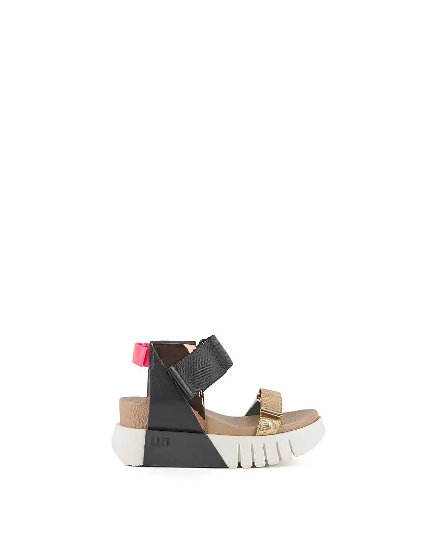 Sandalia mujer United Nude Delta Run negro