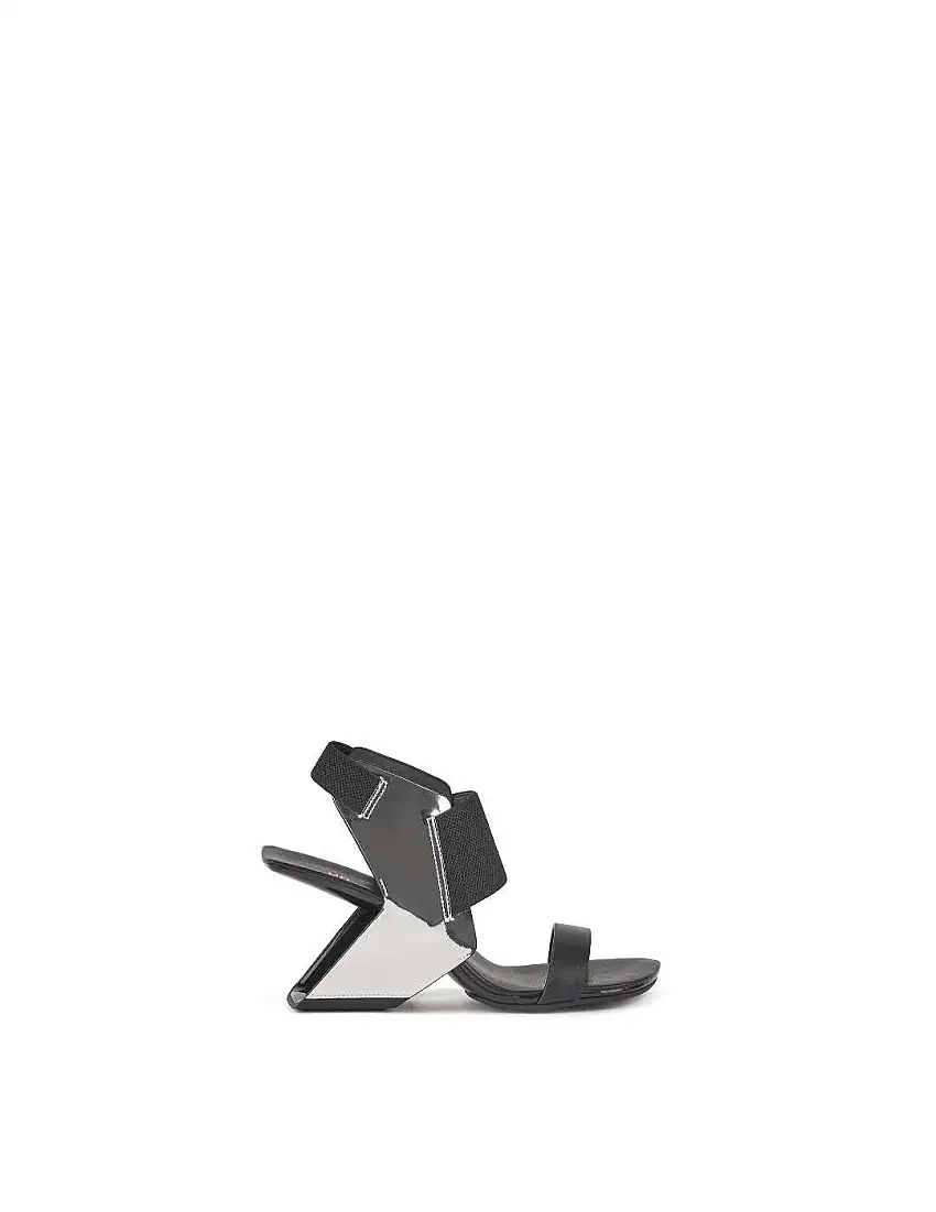 Sandalia mujer United Nude Loop Reiki Hi plata