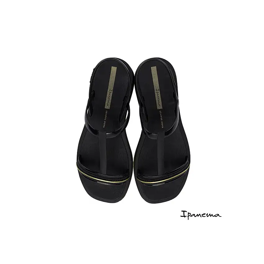 Sandalia negra Ipanema glow sand
