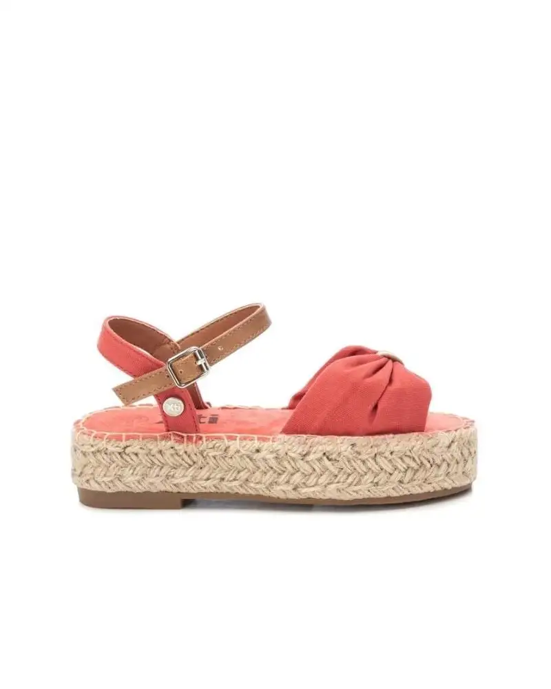 SANDALIA NIÑA - TEX. CORAL