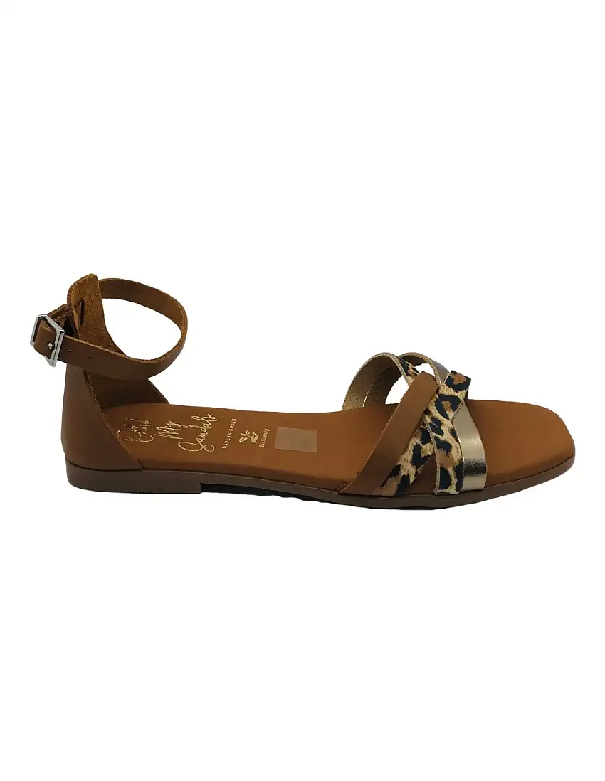 Sandalia Plana Piel Mujer Oh! My Sandals 5554
