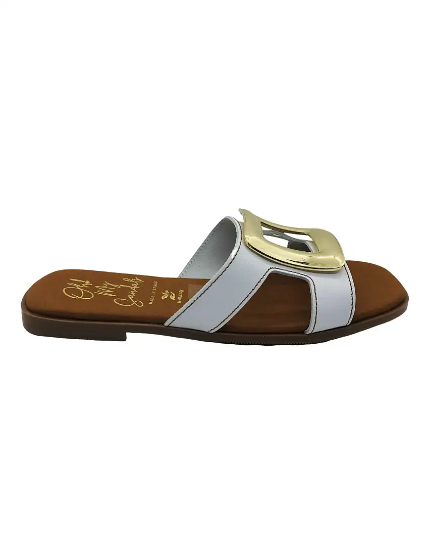 Sandalia Plana Piel Mujer Oh! My Sandals 5565