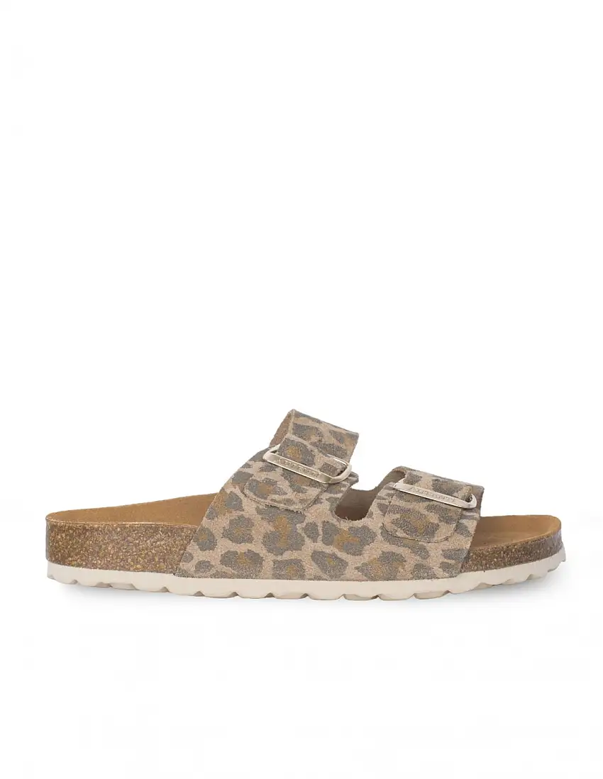 Sandalias Bio Hebillas Animal Print