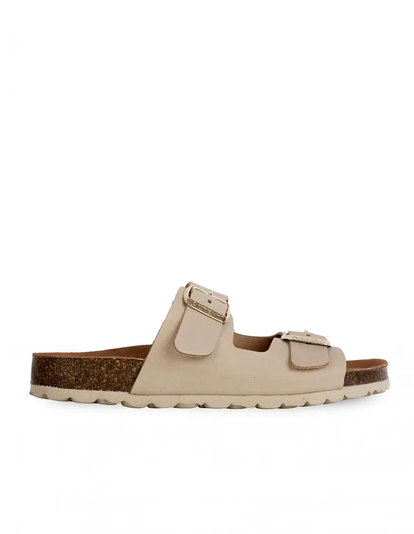 Sandalias Bio Hebillas Beige AUTENTI
