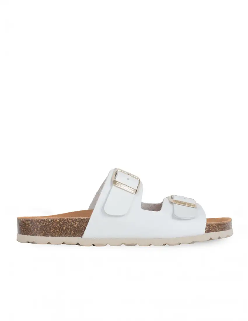 Sandalias Bio Hebillas Blancas AUTENTI