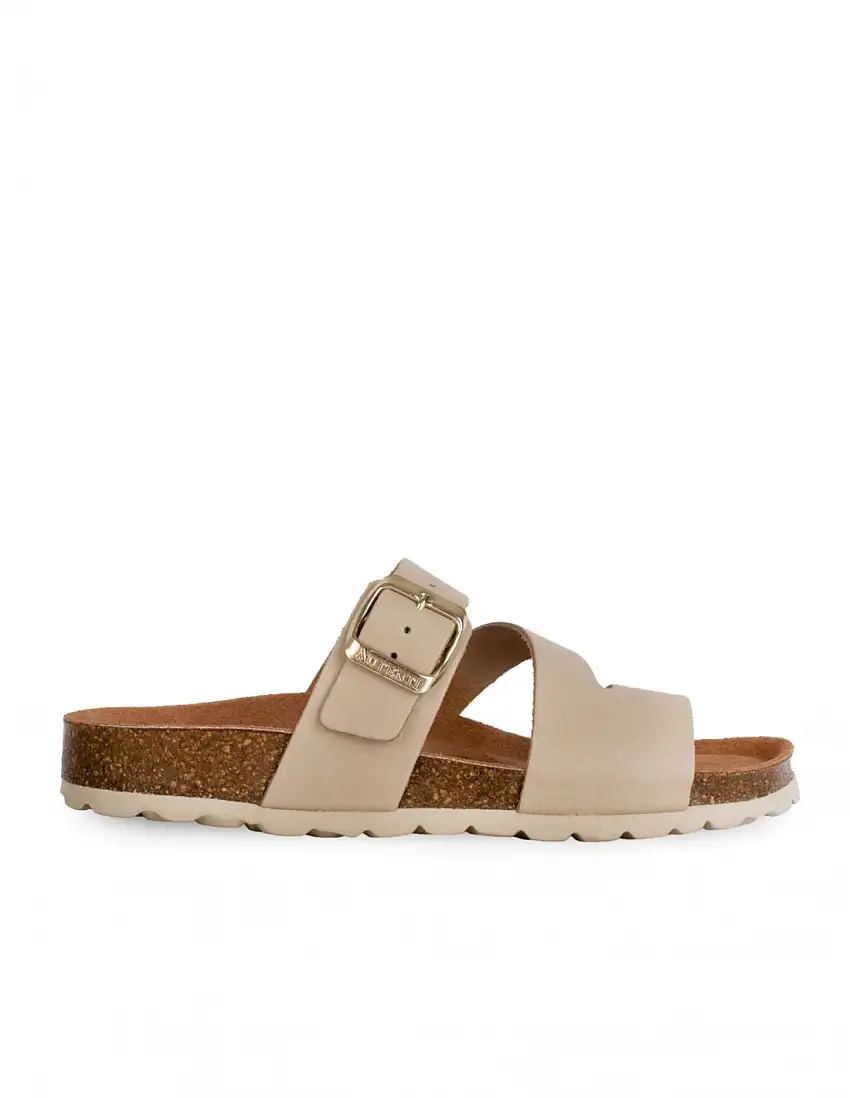 Sandalias Bio Tiras Beige AUTENTI