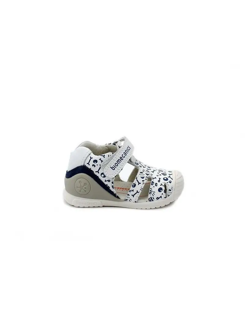 Sandalias BIOMECANICS 242128-B Blanco Niño.