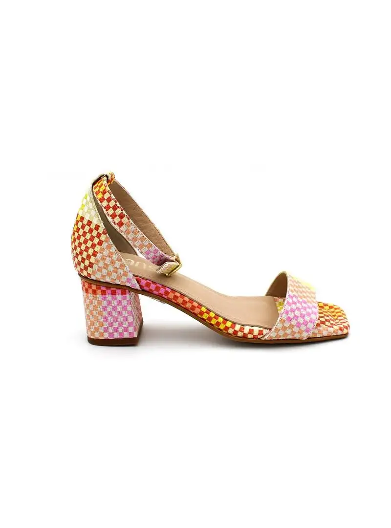 Sandalias DANSI 6424 Multi Naranja Mujer.