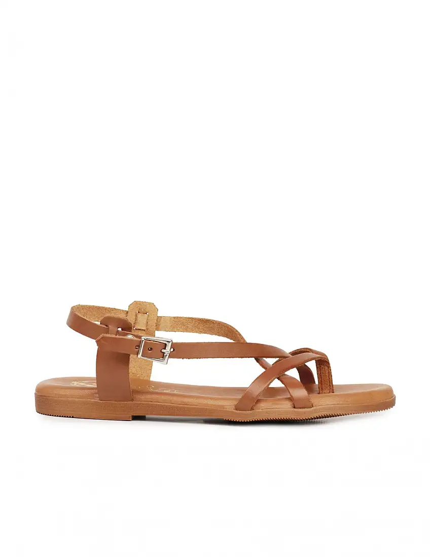 Sandalias Dedo Piel Cuero PERA LIMONERA