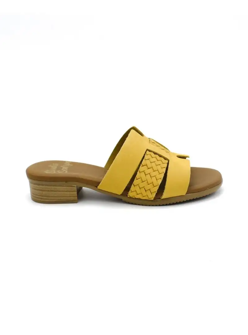 Sandalias pala STUDIO SCARPE SN115471 Mostaza Mujer.