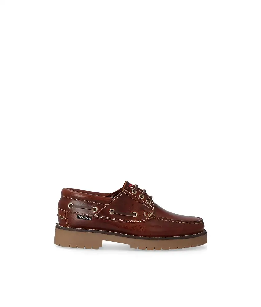 SNIPE Zapato náutico piel hombre SNI 21201 CUERO