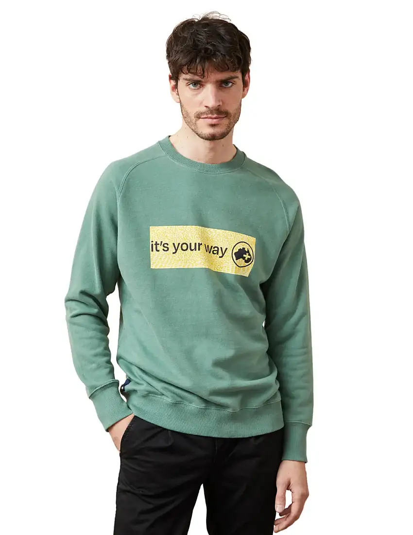 Sudadera Altonadock It´s Your Way Franja Verde