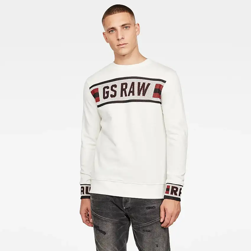 Sudadera Gsraw Jacquard