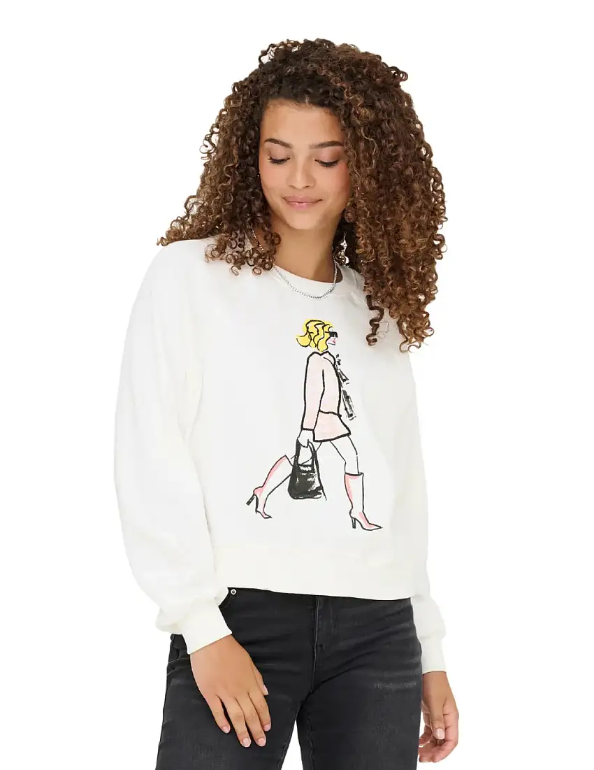 Sudadera ONLY Labinet Blanco