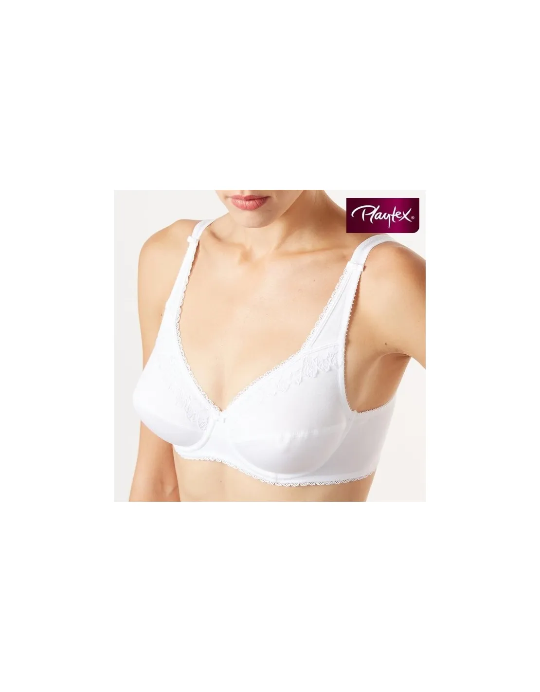 Sujetador Algodon + SIN AROS de Playtex