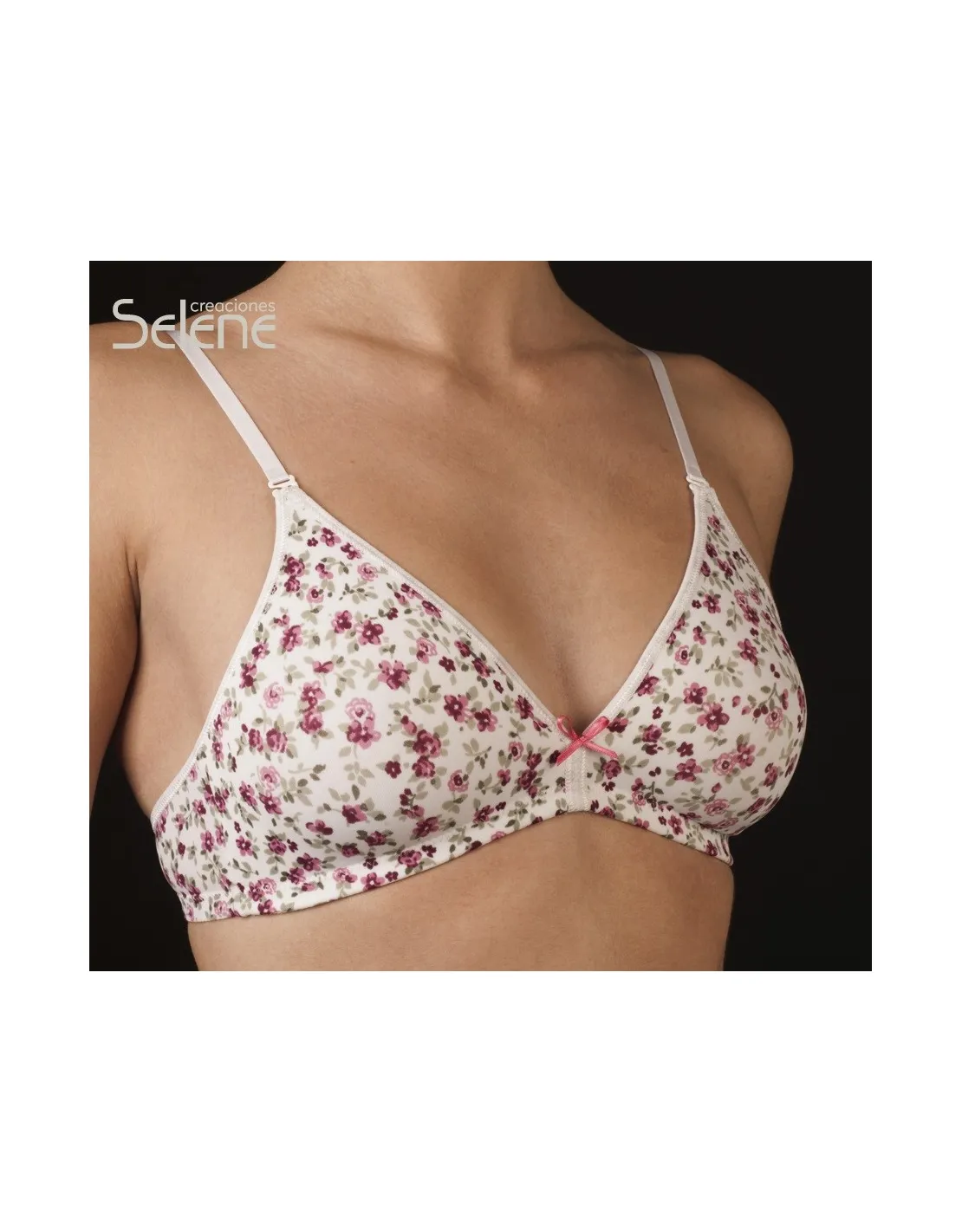 Sujetador Anais estampado sin aros + Copa A de Selene