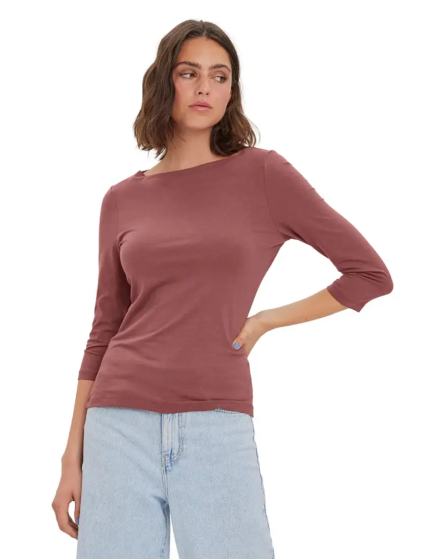 Top Manga 3/4 Vero Moda Panda Rose Brown