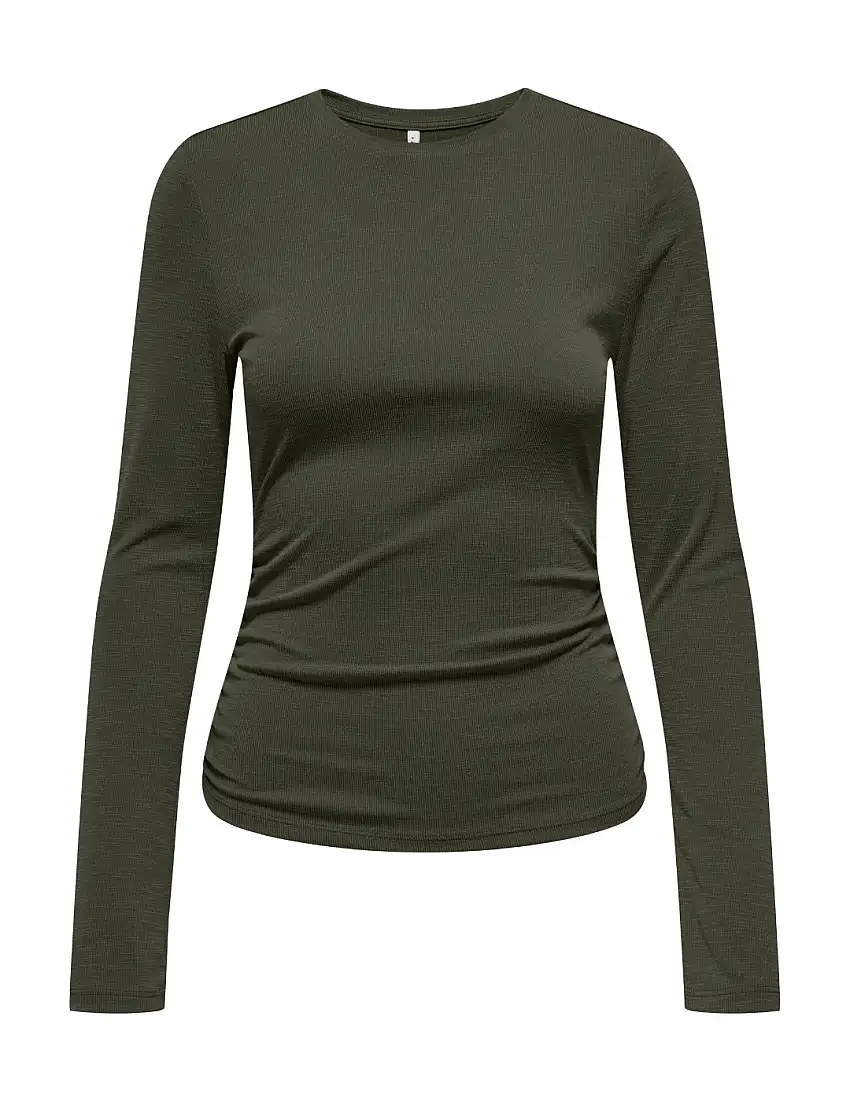 Top Manga Larga ONLY Free Khaki