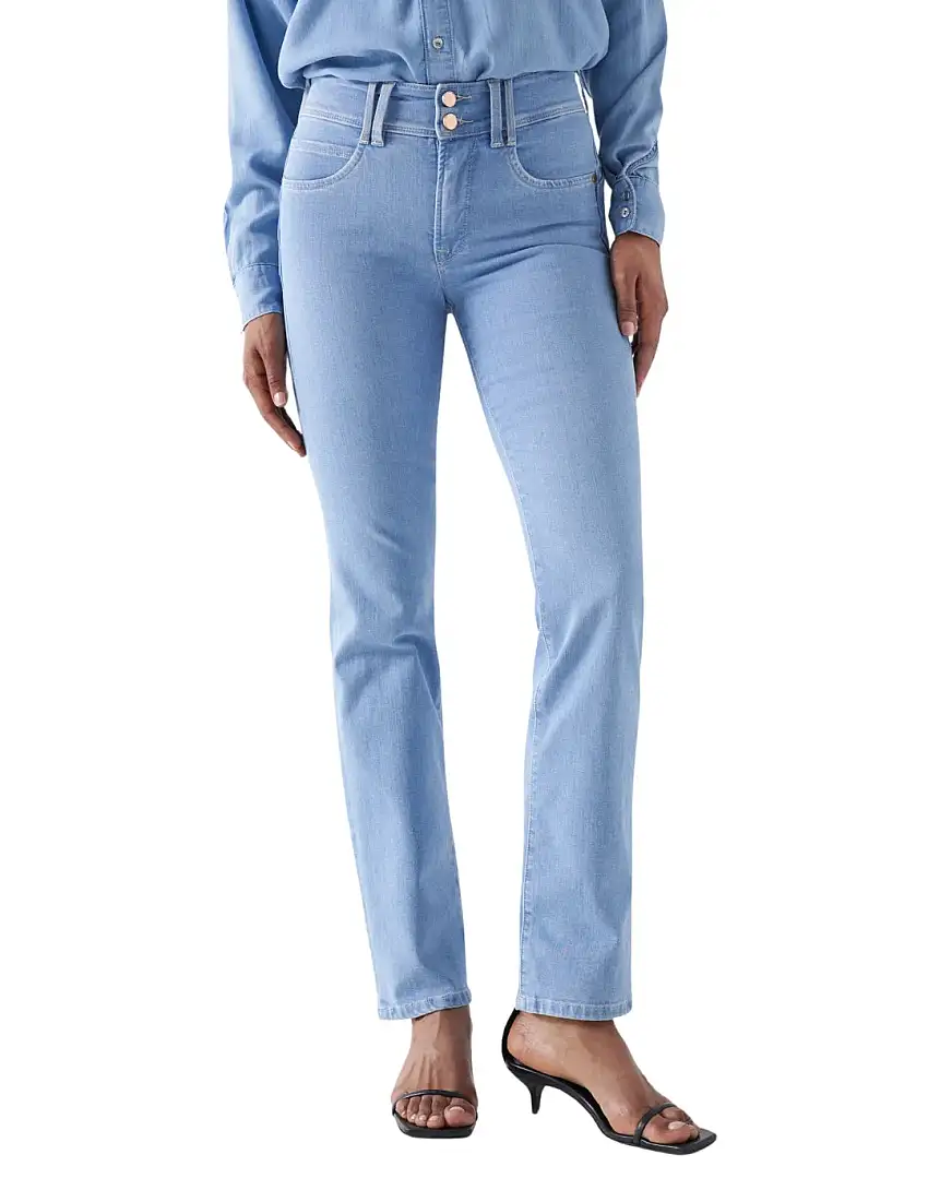 Vaqueros Salsa Jeans Secret Straight Azul Claro