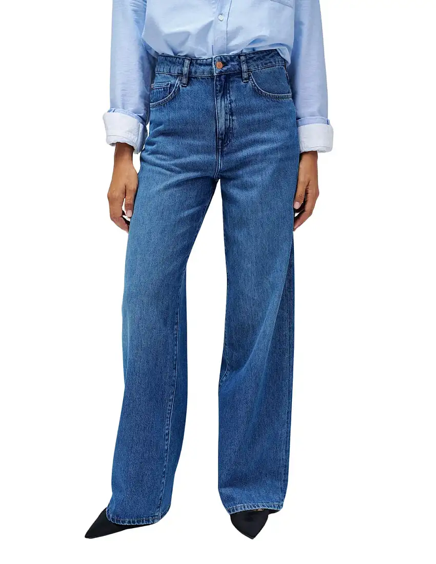 Vaqueros Salsa Jeans Wide Leg Azul