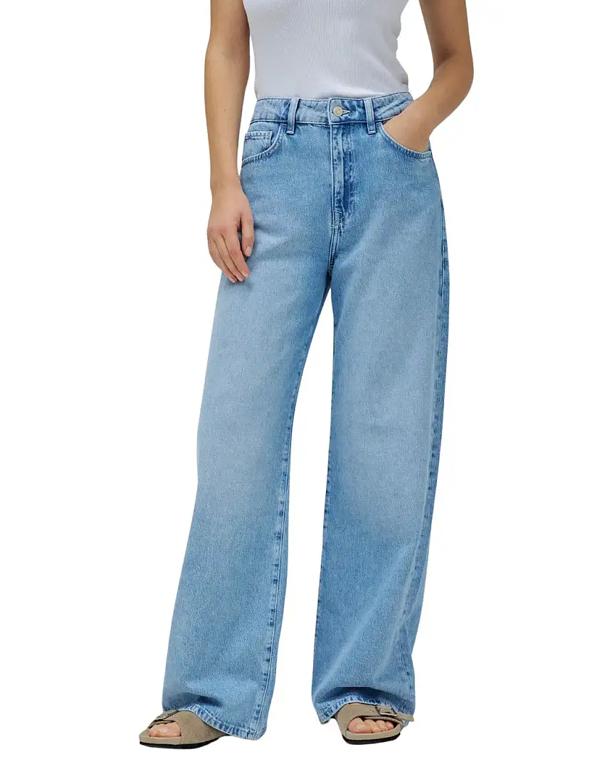 Vaqueros Salsa Jeans Wide Leg Azul Claro