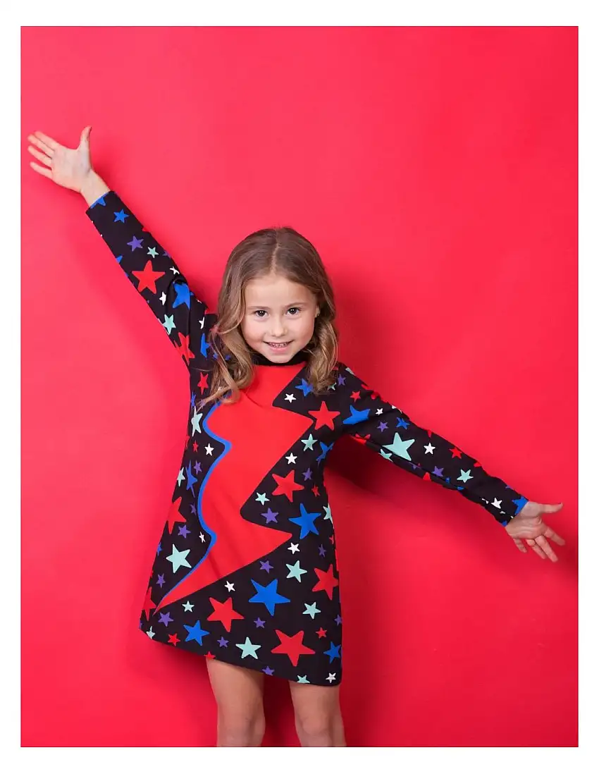 Vestido Rayo Rojo Mini Yo PERA LIMONERA