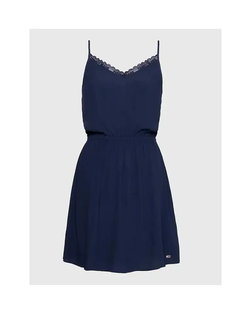 VESTIDO TJW ESSENTIAL LACE STRAP DRESS TWILIGHT NAVY