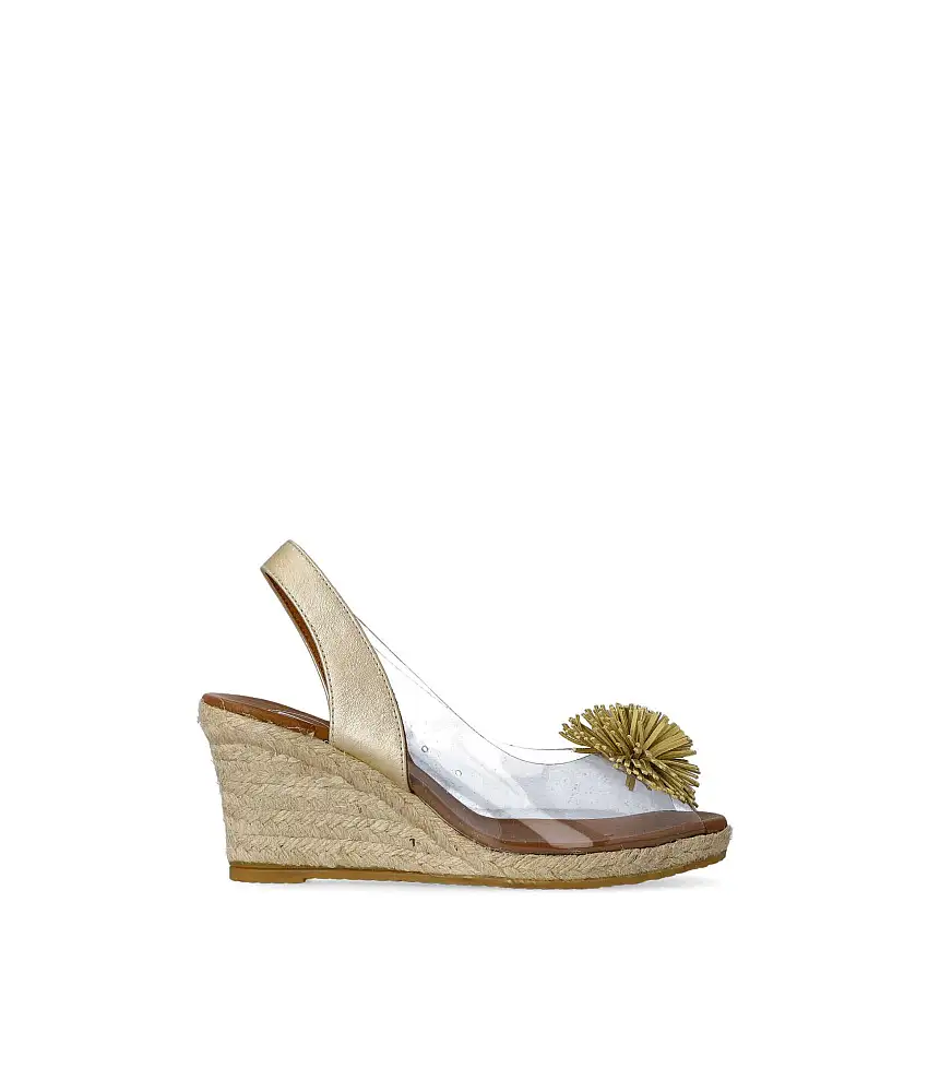 VIGUERA Sandalia esparteña flor mujer