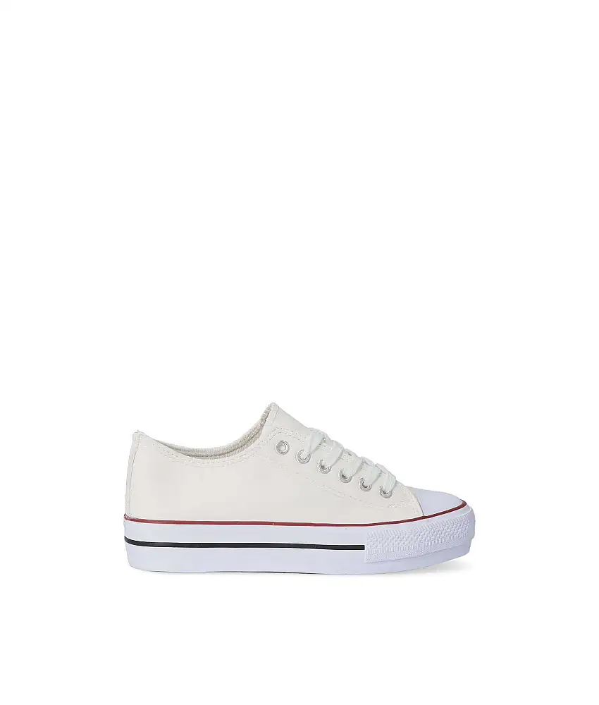 VVNN Sneakers casual de mujer BOL TO349 BLANCO
