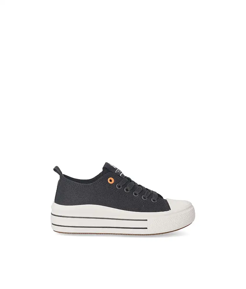 XTI Zapatilla lona casual cordones