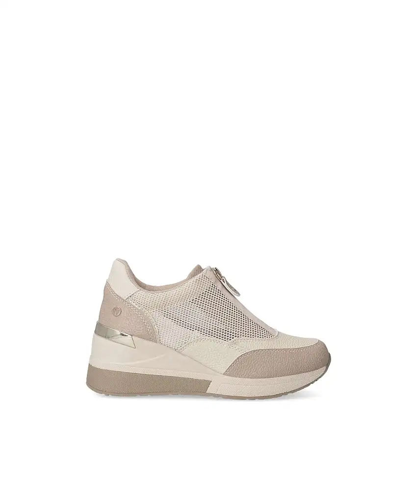XTI Zapato urbano sport cuña rejilla