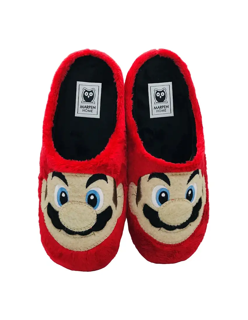 Zapatilla De Casa Hombre Super Mario Marpen