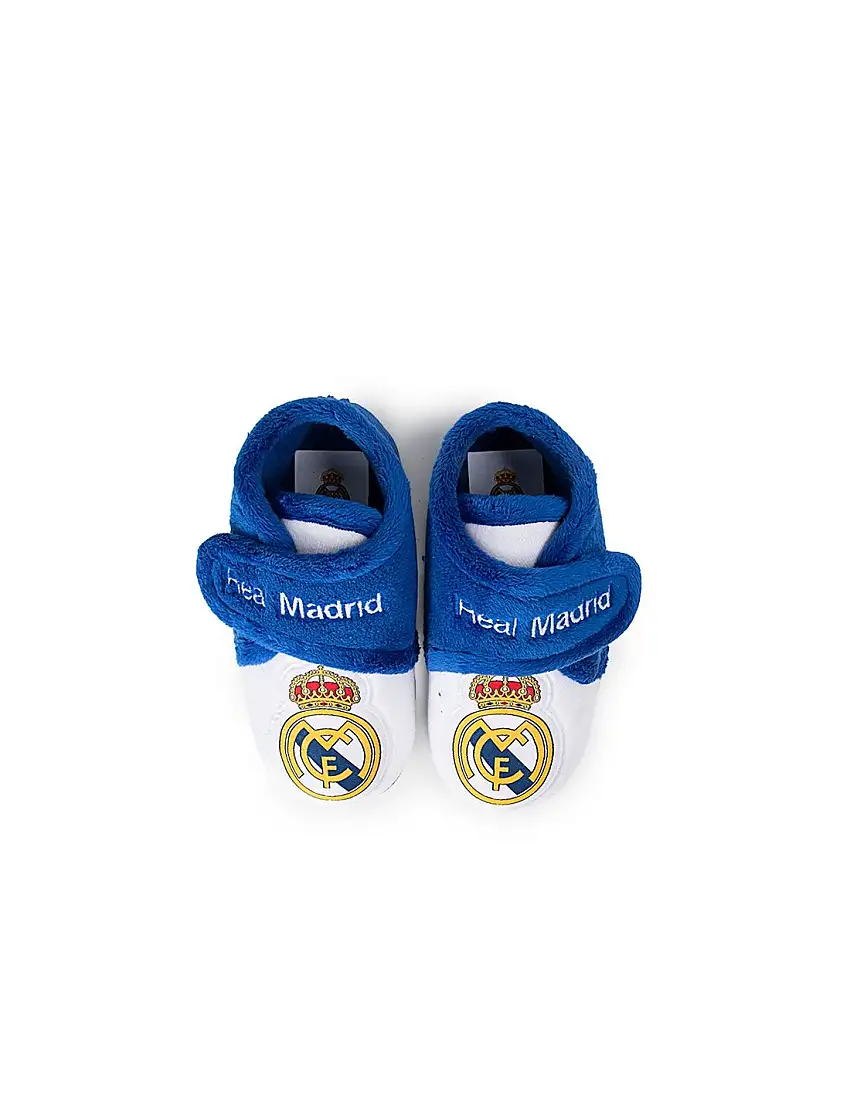 Zapatilla de estar por casa para niño/a Real Madrid CF Oficiales Temporada 2025-2026 con Escudo