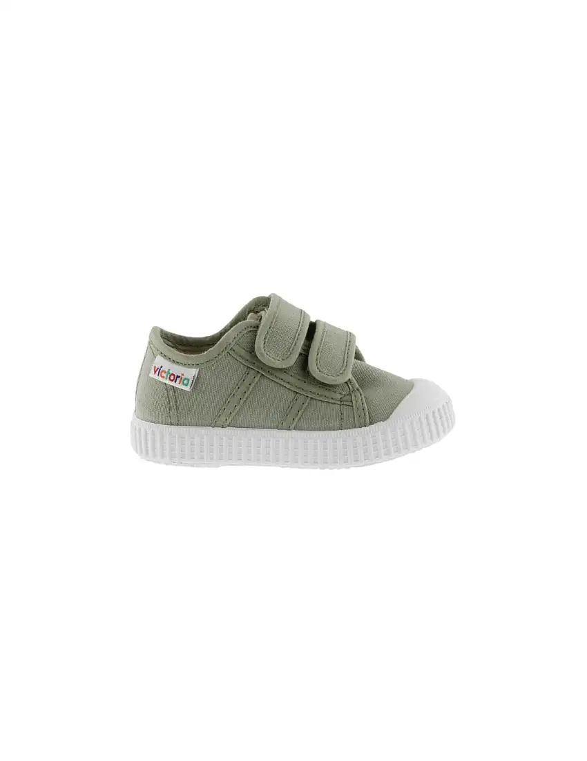 Zapatilla Victoria 1915 Tiras Lona Verde