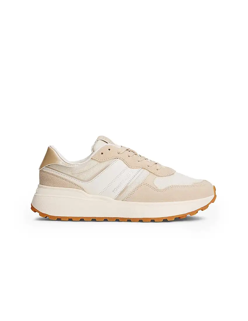 Zapatillas Ante Tommy Hilfiger EN0EN02861 White Clay Mujer