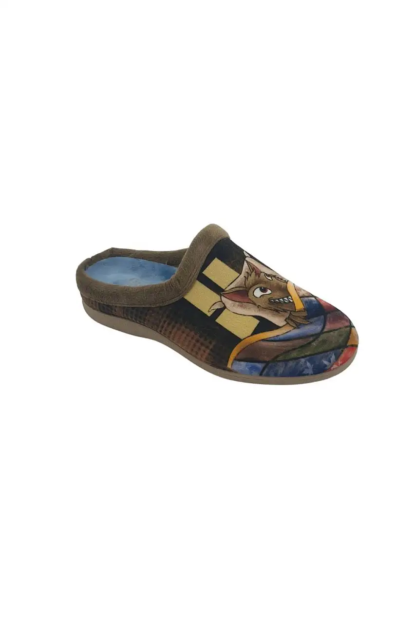 Zapatillas caperucita y el lobo rodevil beige 5598