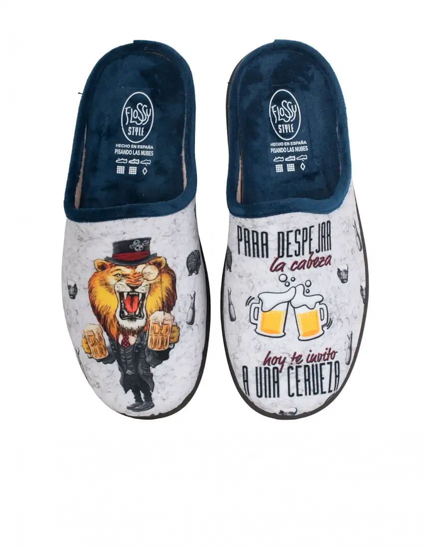 Zapatillas Casa Hombre Te Invito A Una Cerveza