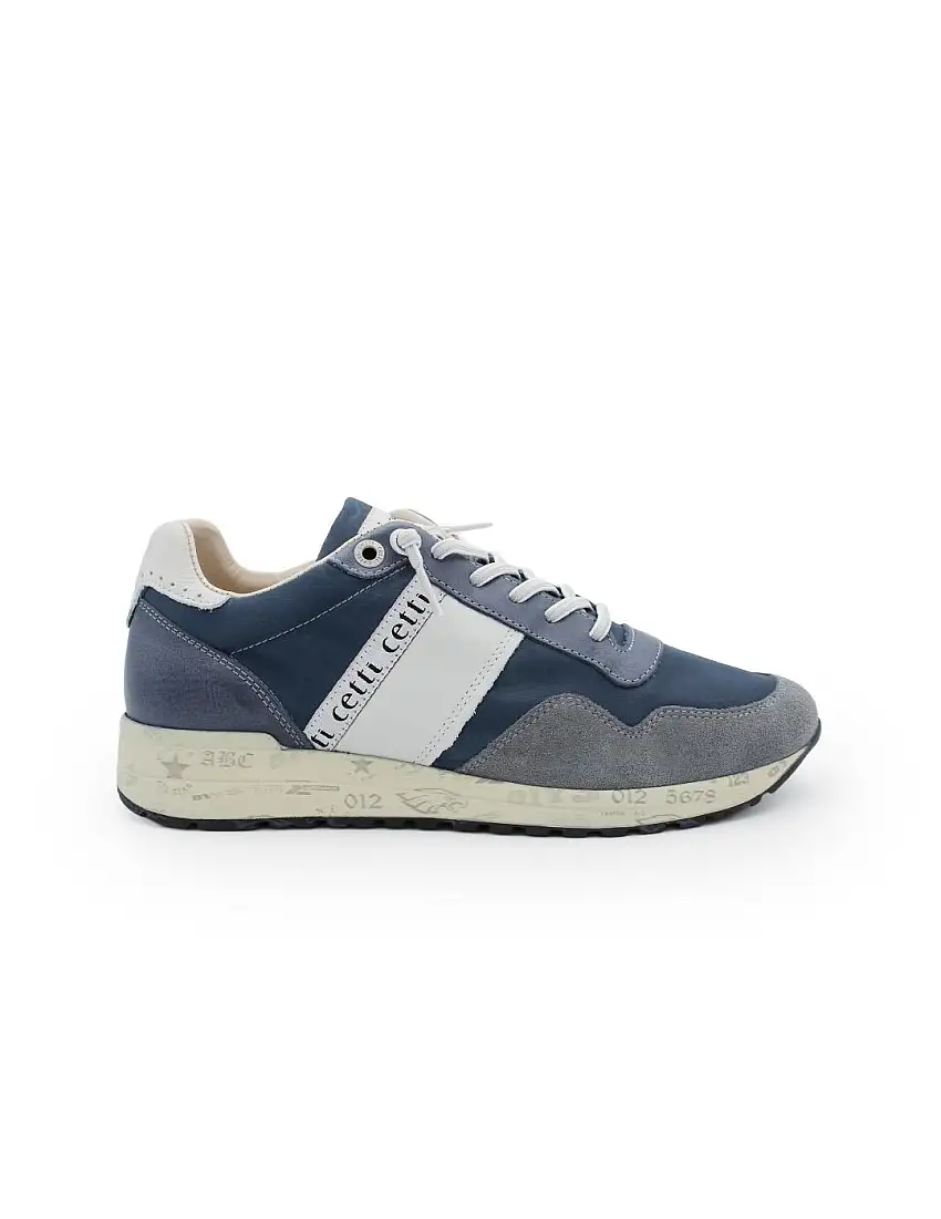 Zapatillas Cetti Hombre C-1370 Jeans Sneaker de Ante-Mesh