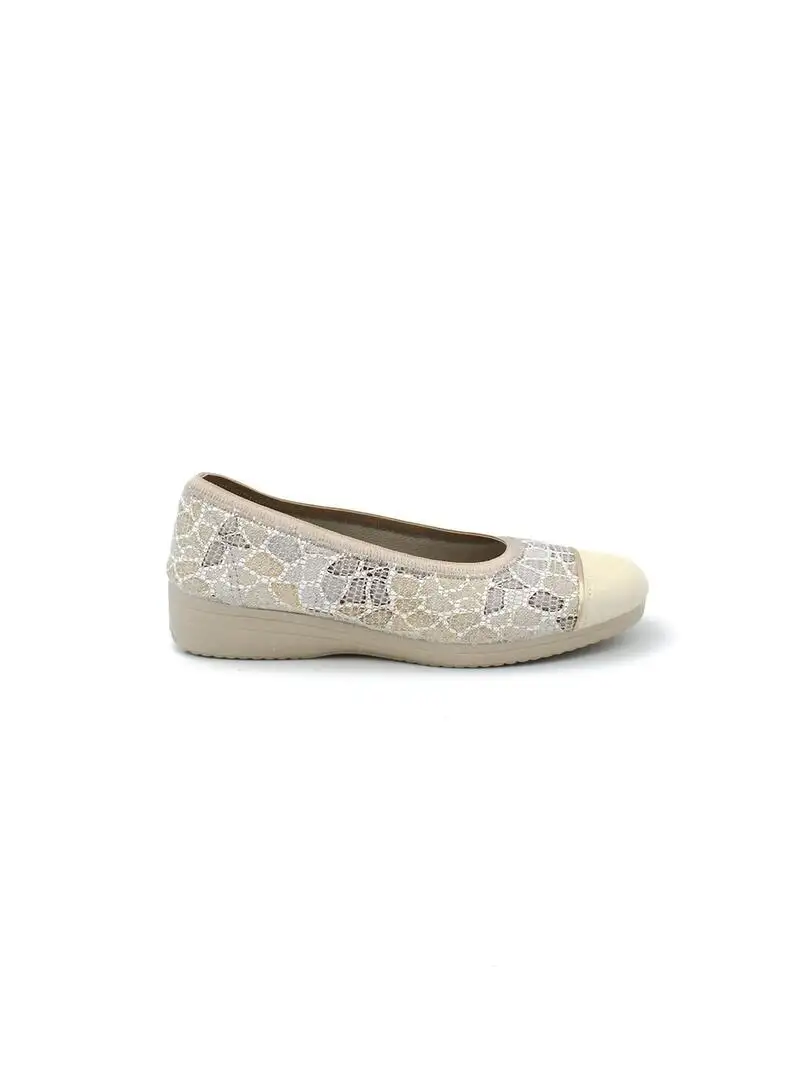 Zapatillas de calle Muro 813.10 Beige Mujer.