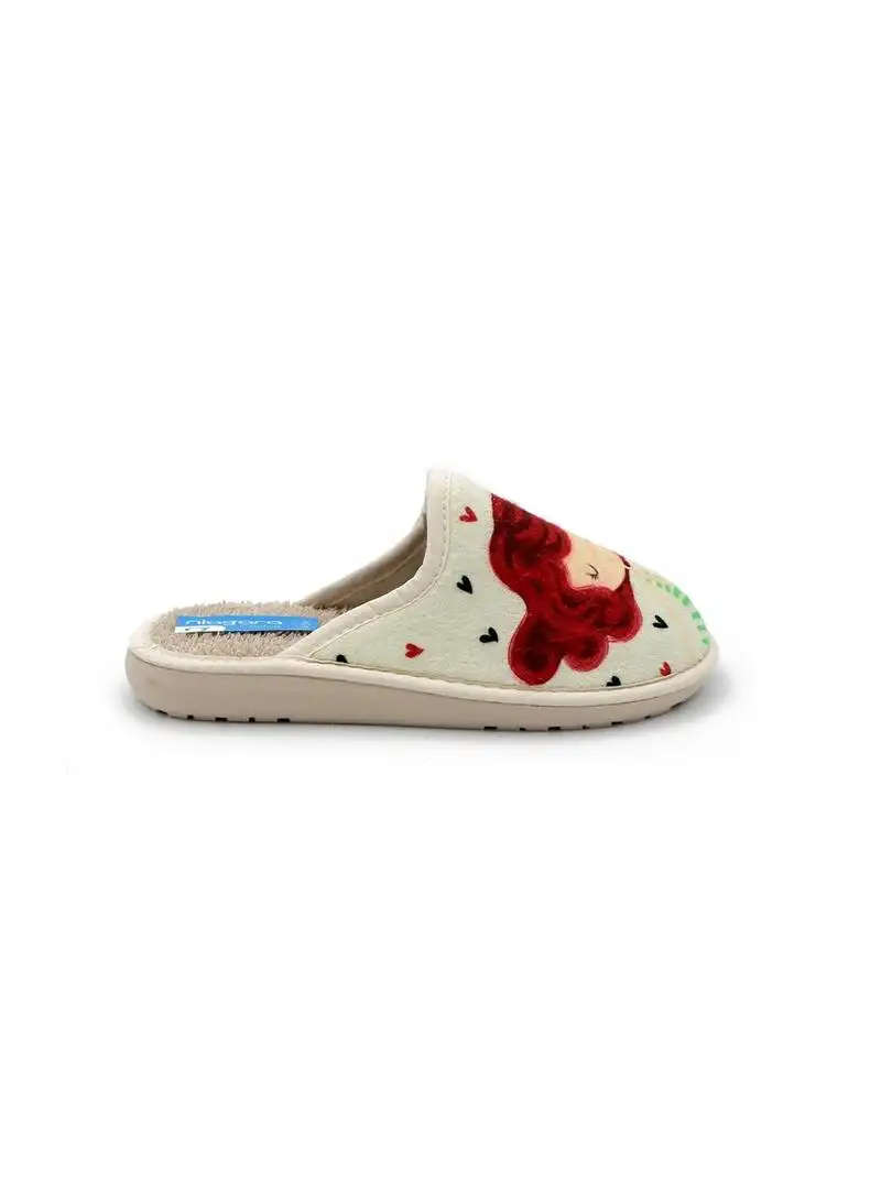 Zapatillas de casa MURO 302 Beig Niña.