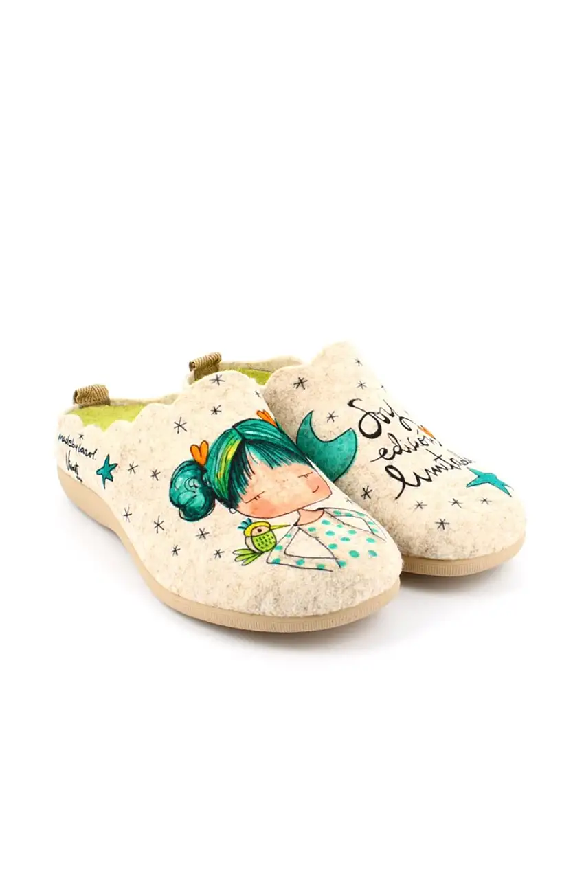 zapatillas fieltro limitada vivant ki-c-202571