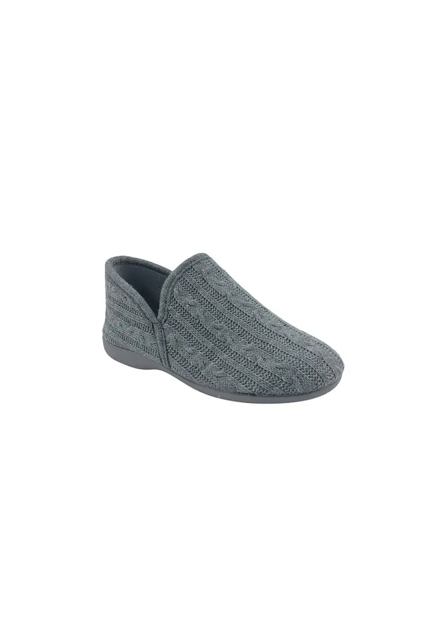 Zapatillas otoño invierno Natalia Abotinado punto gris 4605