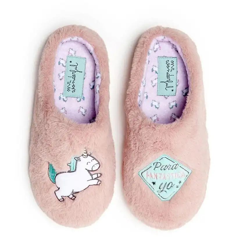 zapatillas para estar por casa, "para fantástica yo", mr. wonderful.